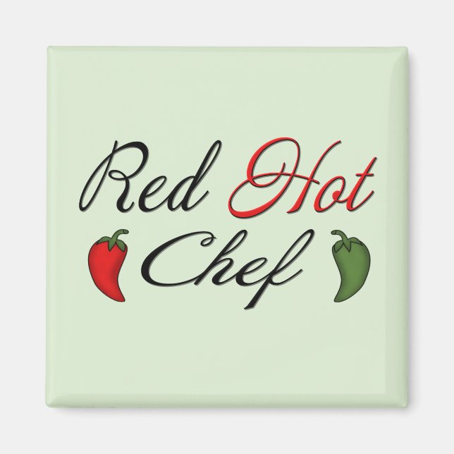 Red Hot Chef Magnet (Front)