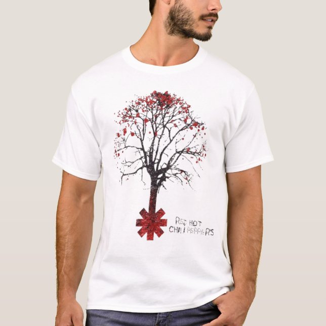 Red Hot Chili Peppers – Nature Symbol Tree T-Shirt (Front)