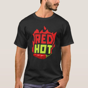 Red Hot Chilli Flavour Spicy Food  Chipotle Squad T-Shirt