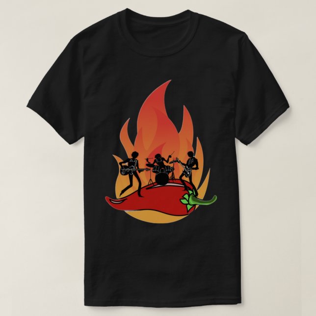 Red hot chilli peppers band T-Shirt (Design Front)