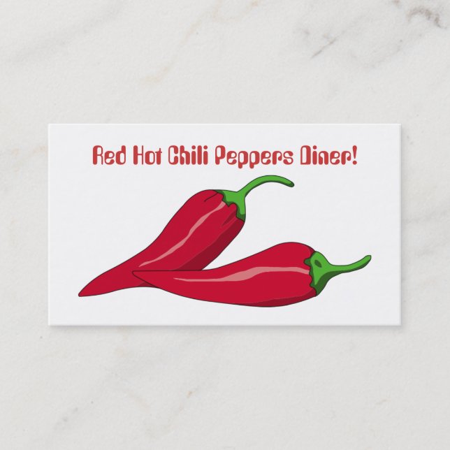 Red Hot Chilli Peppers Business Cards (Front)
