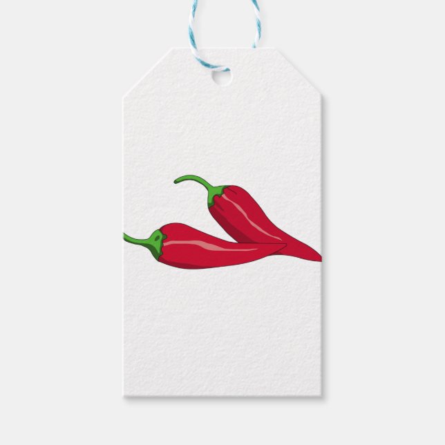 Red Hot Chilli Peppers Gift Tags (Front)