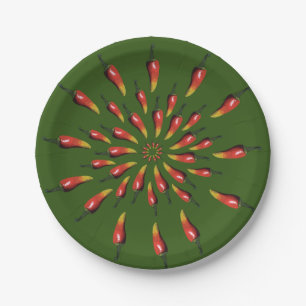 Red Hot Chilli  Peppers Paper Plate