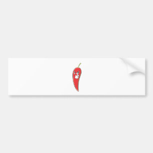 Red Hot Chilli Peppers T Shirt Cartoon Bumper Sticker