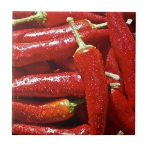 Red hot chilli peppers tile