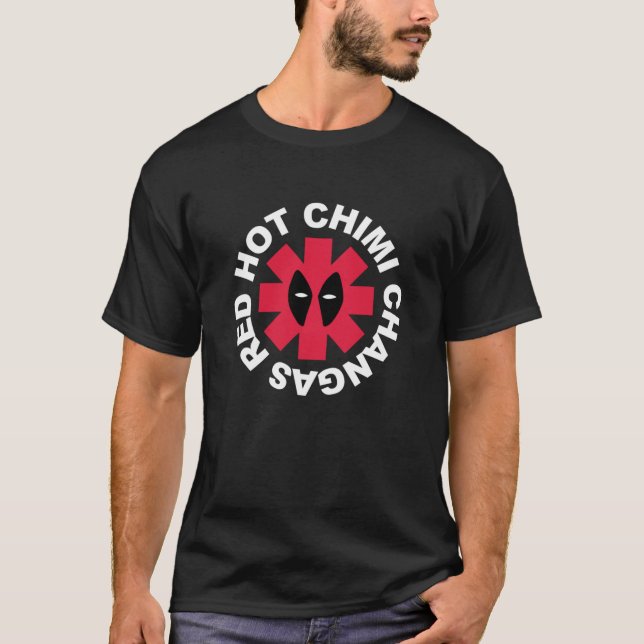 Red Hot Chimichangas Face Mask Classic  T-Shirt (Front)