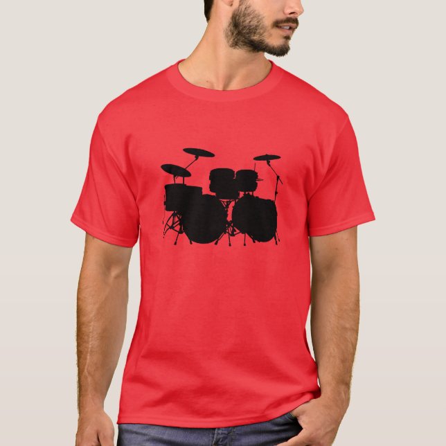 Red Hot Drums T-Shirt (Front)