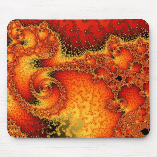 Red Hot Firepit Mousepad (Front)