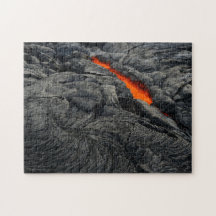 Red Hot Lava at Kilauea in Hawaii Volcanoes