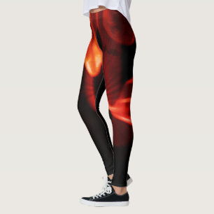 Red hot leggings