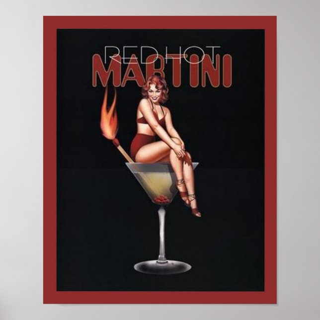 Red Hot Martini Poster (Front)