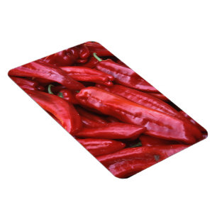 Red hot peppers magnet