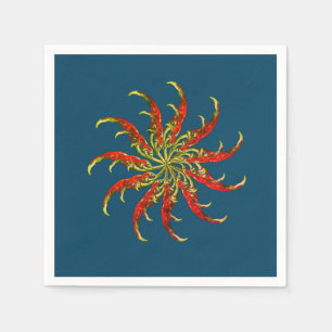 Red Hot Peppers  Napkin