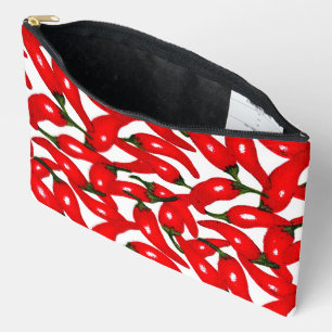 Red Hot Peppers Spicy Accessory Pouch
