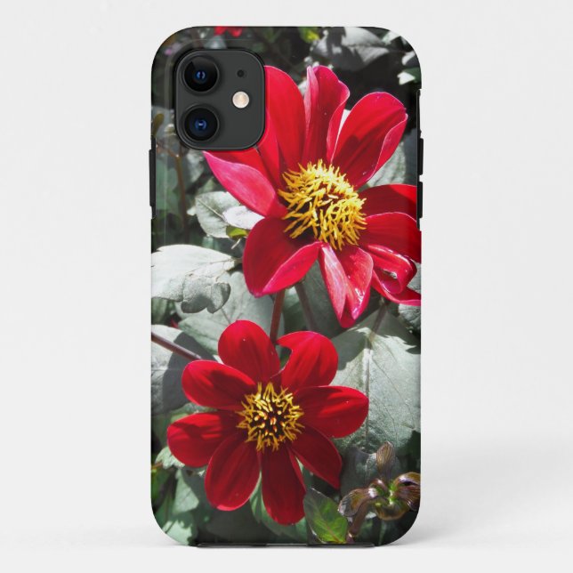 red hot pink daisy / daisies flowers Case-Mate iPhone case (Back)