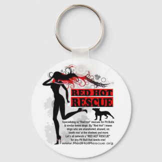 Red Hot Rescue Keychain