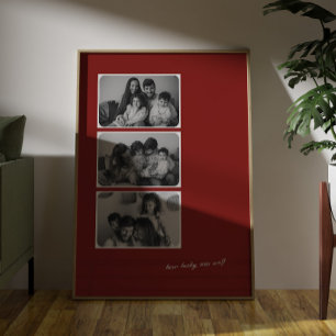 Red How Lucky Are We 3 Photos Wall Art