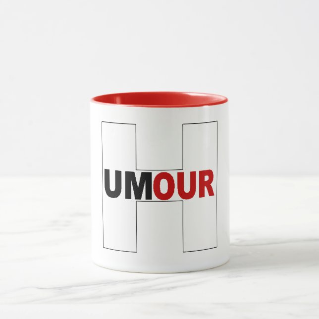 Red HUMOR mug combo (Center)
