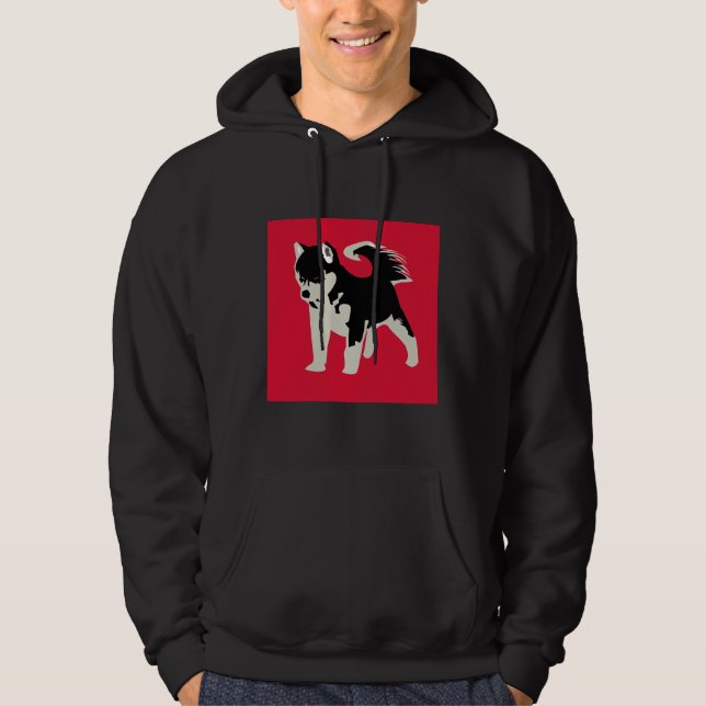 Red Husky Hoodie (Front)