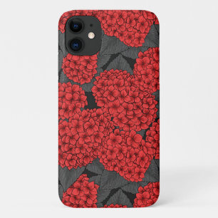 Red hydrangea Case-Mate iPhone case