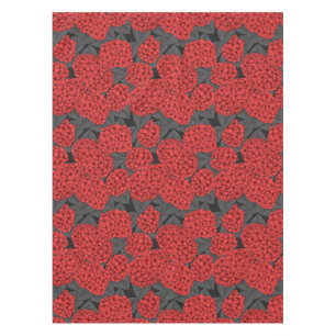 Red hydrangea tablecloth