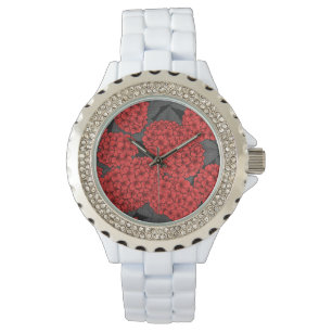 Red hydrangea watch
