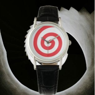 Red Hypnotising Spiral Watch
