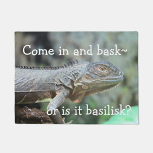 Red Iguana Doormat