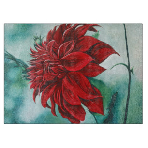 Red in Fury Cutting Board