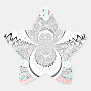 Red Indian latest design.png Star Sticker