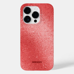 Red iridescent shimmering background Case-Mate iPhone 14 pro case