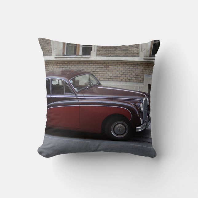 Red Jaguar Mark IX Cushion (Front)