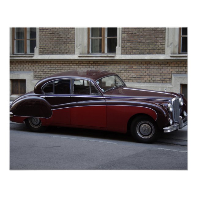Red Jaguar Mark IX Poster (Front)