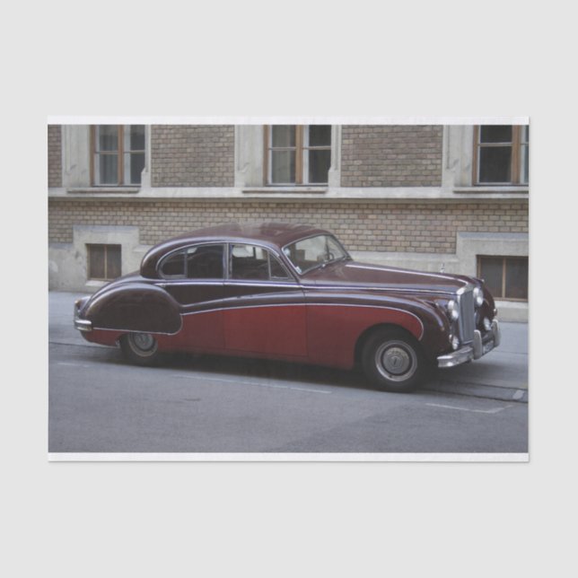 Red Jaguar Mark IX Tissue Paper (Front)