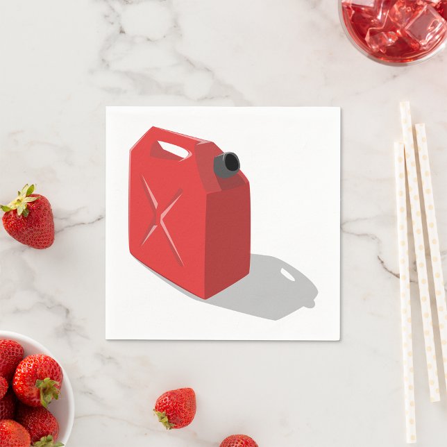 Red Jerrican Paper Napkins (Creator Uploaded)
