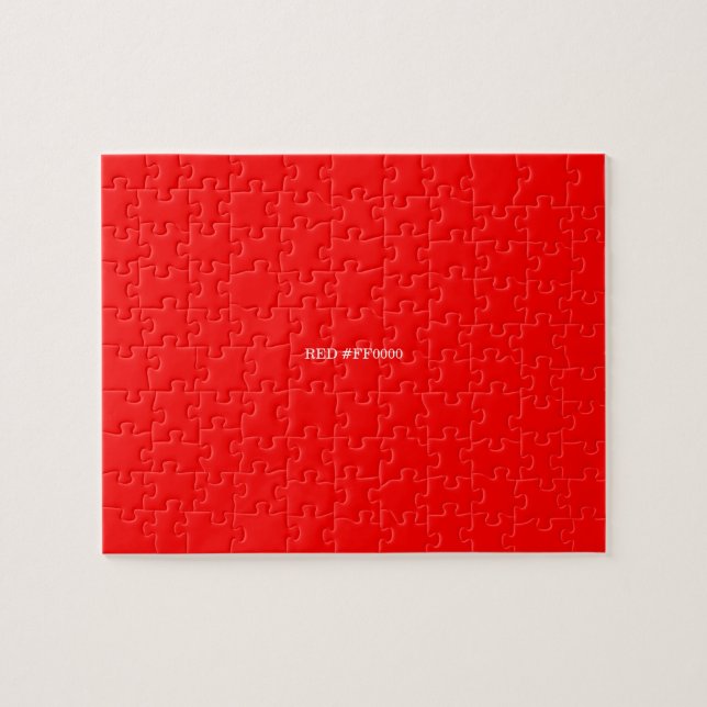 red jigsaw puzzle (Horizontal)