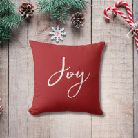Red Joy Pillow