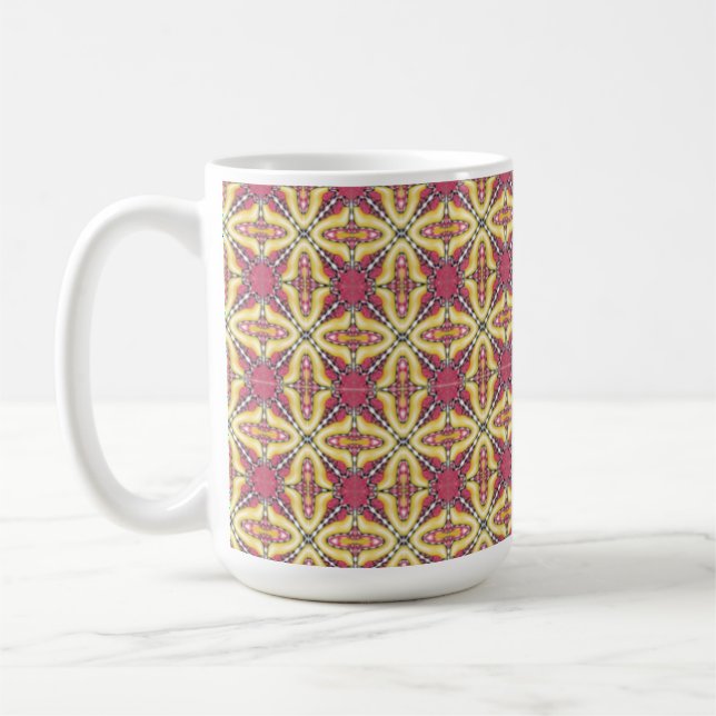 Red Kaleidoscope Mug (Left)