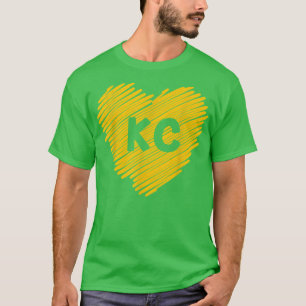 Red Kansas City Heart Lover  KC Mens Womens T-Shirt