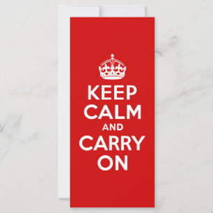 Red Keep Calm and Carry On