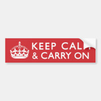 Red Keep Calm and Carry On