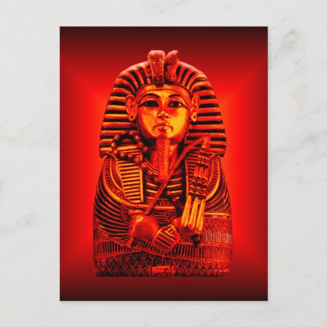 Red King Tut #2 Postcard (Front)