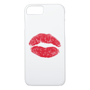 Red Kissing Lips Case-Mate iPhone Case