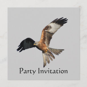 Red Kite Party Invitation