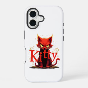 Red Kitty Cat Phone Case