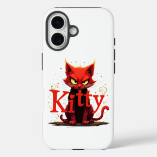 Red Kitty Cat Phone Case