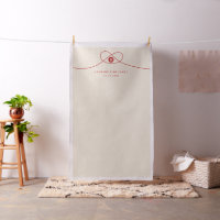 Red Knot Double Happiness Wedding Photo Backdrop