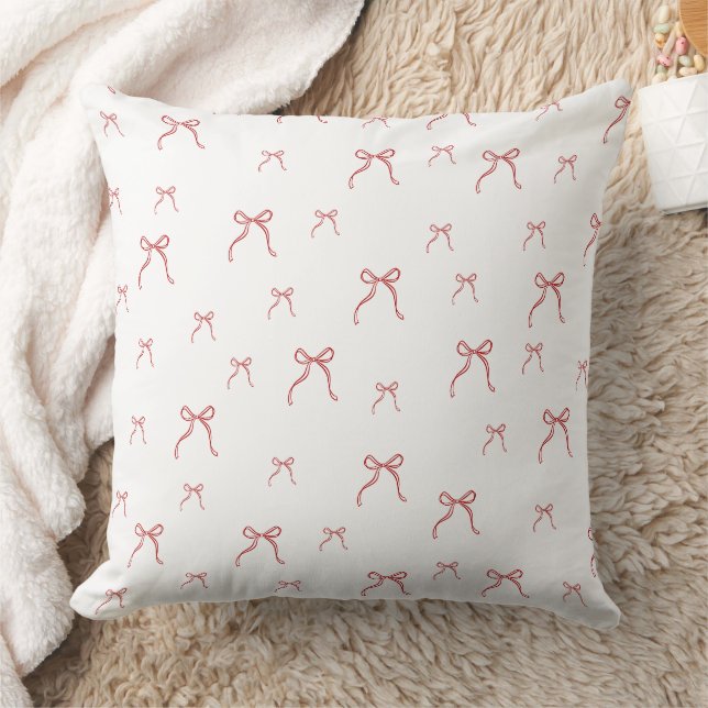Red Knot Modern Christmas Cushion (Blanket)