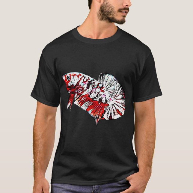 Red Koi Copper Betta Fish T-Shirt (Front)