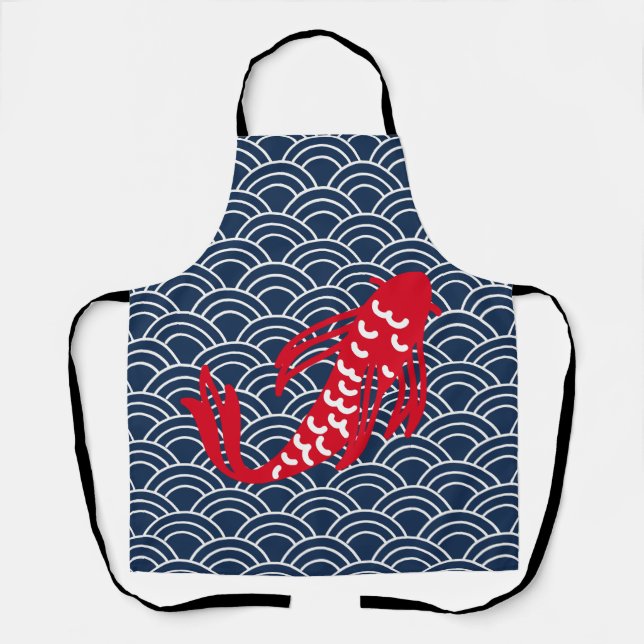 Red Koi Fish Apron (Front)
